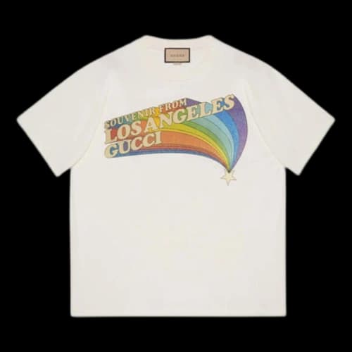 Gucci SS22 Love Parade Rainbow Tee 'White'