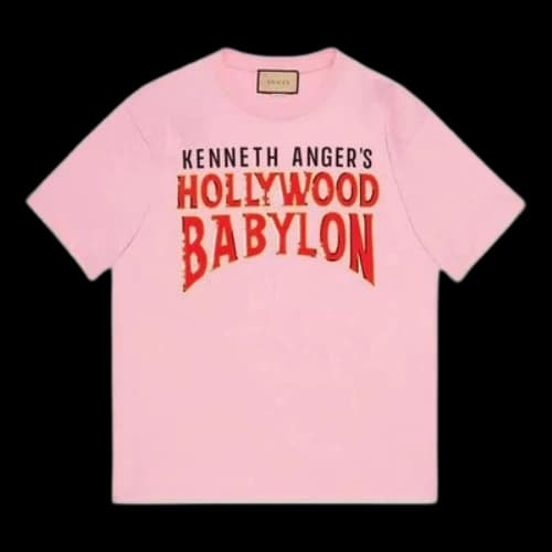 Gucci Hollywood Babylon Cotton T-shirt 'Pink'