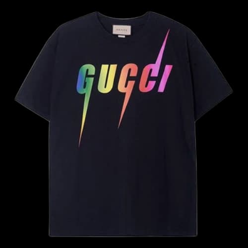 GUCCI Rainbow Gucci Blade Tee 'Black'