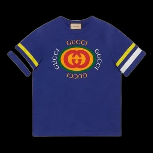 Gucci Cotton Jersey T-Shirt 'Blue'