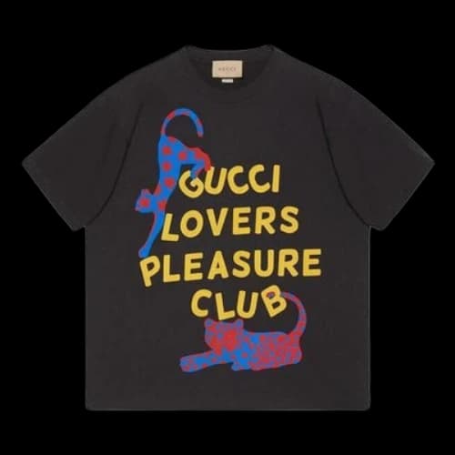 Gucci Cotton Jersey T-Shirt With Print 'Black'