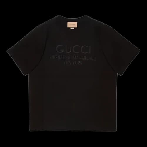 Gucci Cotton Jersey T-Shirt 'Black'