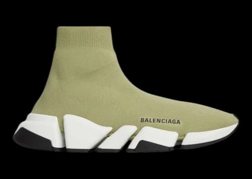 Balenciaga Speed 2.0 Recycled Knit Green (Women's)