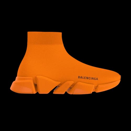 Balenciaga Speed 2 Trainer Knit 'Neon Orange'