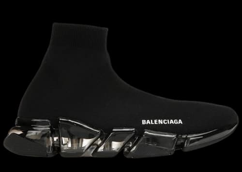 Balenciaga Speed 2.0 Clear Sole Black