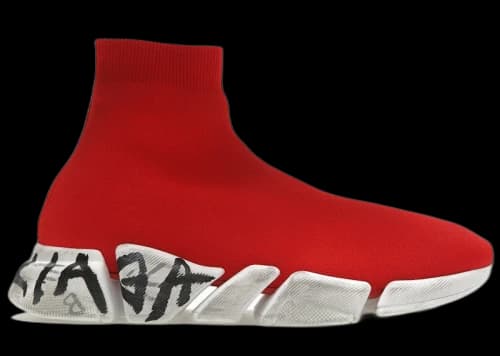 Balenciaga Speed 2.0 Graffiti Red White