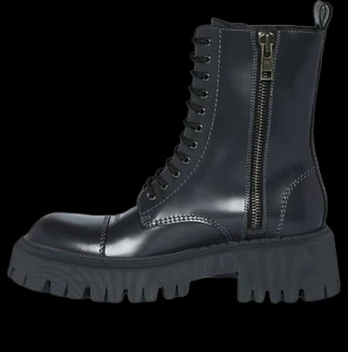 Balenciaga Tractor 20mm Booties 'Fossil Grey' (Women's)