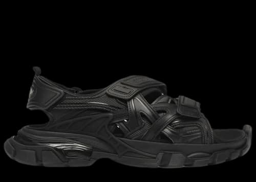 Balenciaga Track Sandal Black
