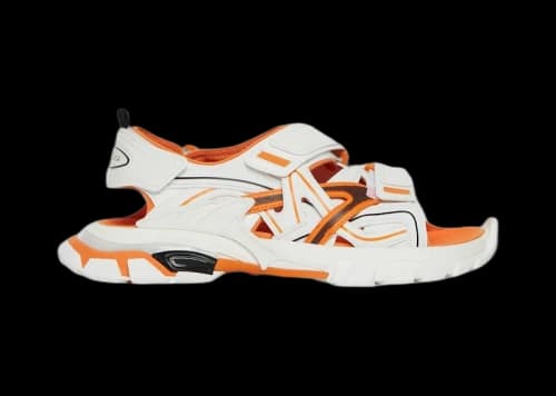 Balenciaga Track Sandal White Orange