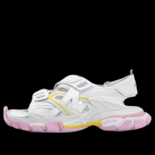 Balenciaga Track Sandals 'Yellow Pink Blu' (Women's)