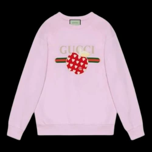 Gucci Les Pommes Sweatshirt 'Pink' (Women's)