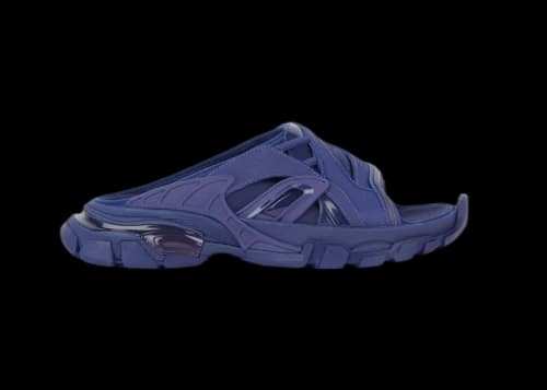 Balenciaga Track Slide Sandal Dark Navy