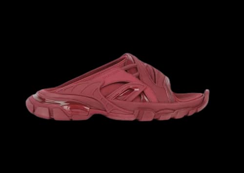 Balenciaga Track Slide Sandal Burgundy