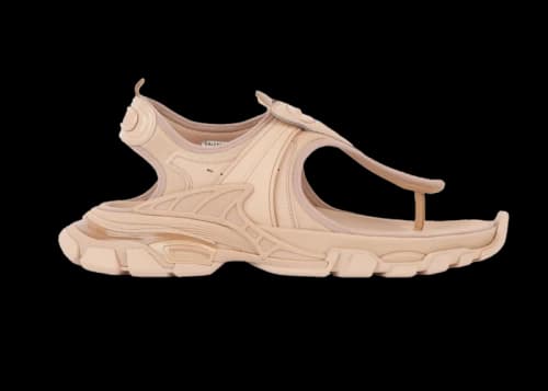 Balenciaga Track Thong Sandal Beige (Women's)