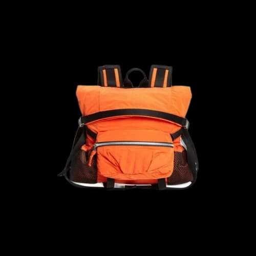 Bottega Veneta Paper Touch Nylon Mini Backpack 'Orange/Black'