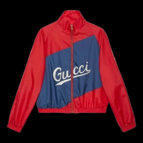 Gucci Logo Casual Jacket Red