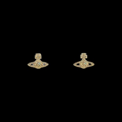 Vivienne Westwood Grace Bas Relief Stud 'Gold'
