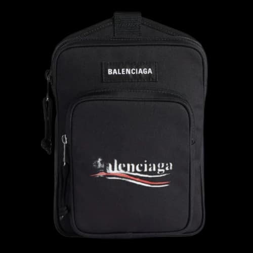 Balenciaga Explorer Crossbody Messenger Bag 'Black'