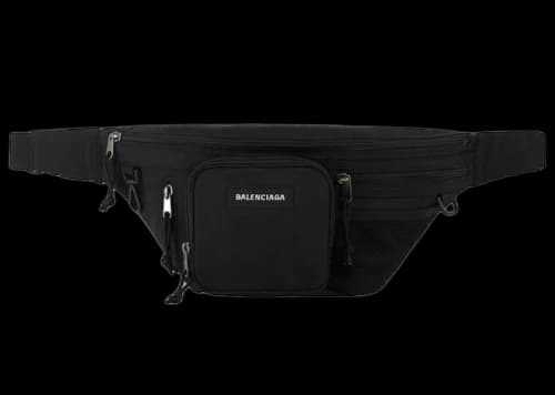 Balenciaga Explorer Multizip Beltpack Black