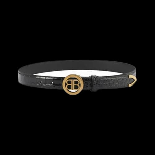 Balenciaga Circled BB Belt 'Black'