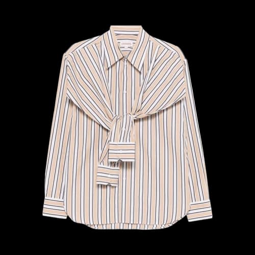 Charles Jeffrey Loverboy Hold Me Shirt 'Beige Stripe'