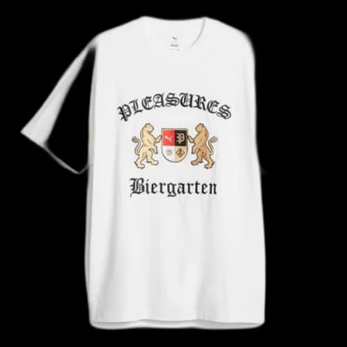 PUMA x Pleasures Graphic T-Shirt 'White'