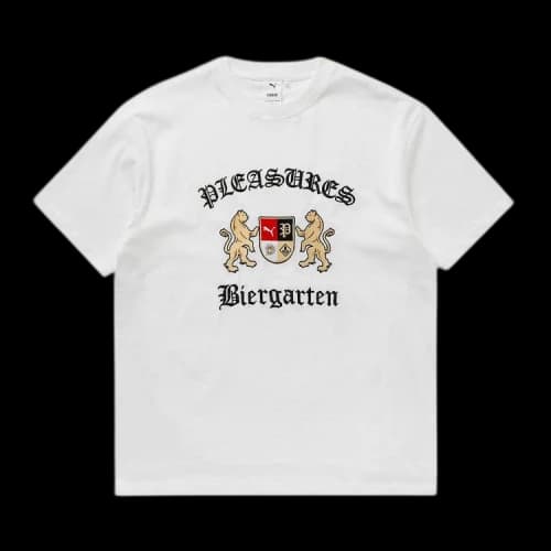 Puma x Pleasures Graphic Tee 'White'
