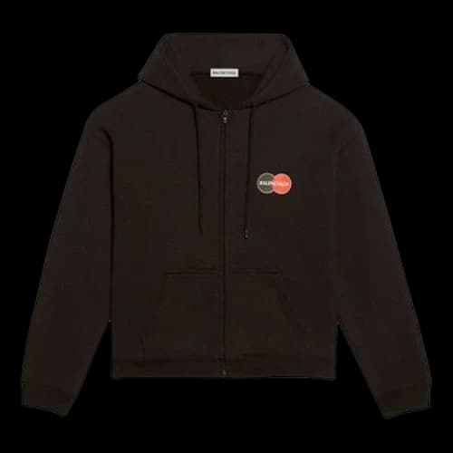 Balenciaga Uniform Hooded Jacket Black