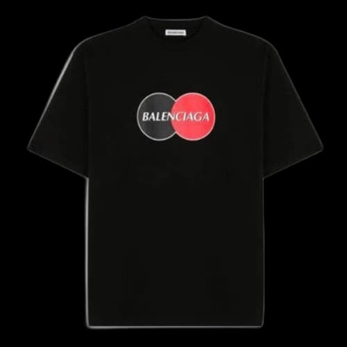 Balenciaga Retro Uniform Loose Design Short Sleeve Black
