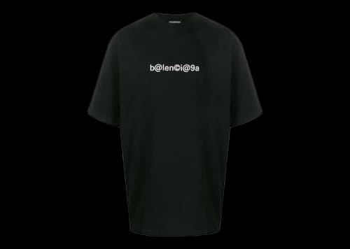 Balenciaga Large Fit Symbolic T-Shirt Black/White