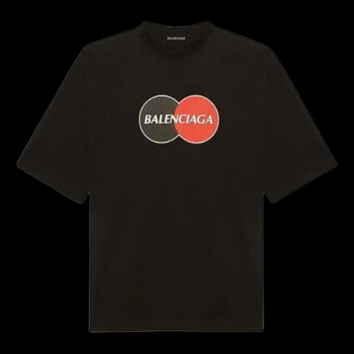 Balenciaga Retro Uniform Loose Design Short Sleeve Black