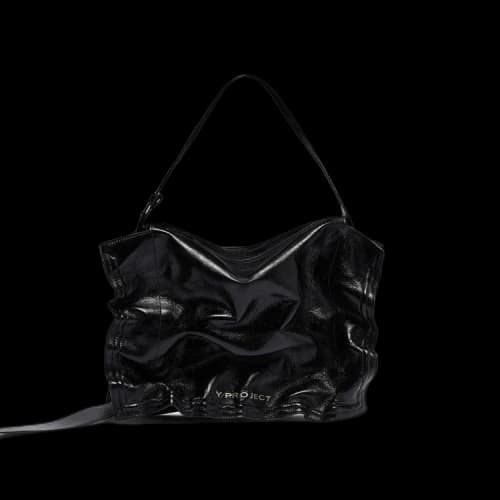 Y/Project Wire Cabas Bag 'Shiny Black'