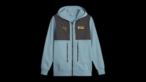 Puma Porsche Legacy Hooded Sweat Full Zip Jacket Bold Blue