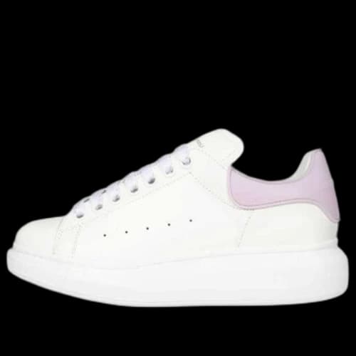 Alexander McQueen Larry Leather Sneakers 'White Lilac' (Women's)