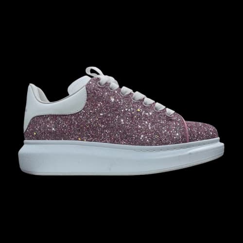 Alexander McQueen Oversized Sneaker 'Reflective Rose Glitter' (Women's)