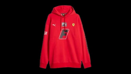 Puma Scuderia Ferrari Race Garage Crews Pullover Hoodie Red