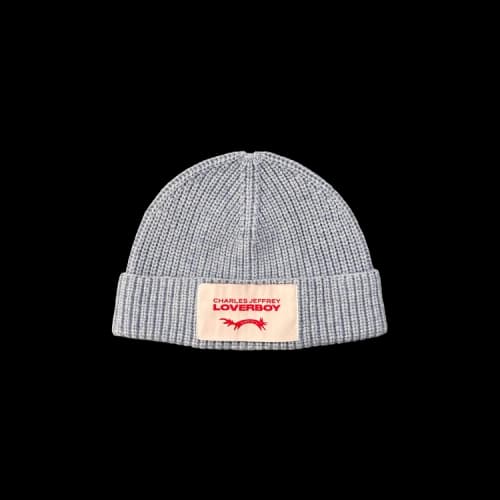 Charles Jeffrey Loverboy Chunky Rib Beanie 'Light Blue'