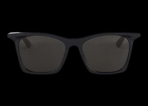 Balenciaga Rim Rectangle Sunglasses Adjusted Fit Black (621649T00031000)