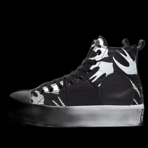 Alexander McQueen Unisex High-Top Casual Shoes Black