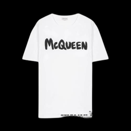 Alexander McQueen Graffiti T-Shirt 'White'
