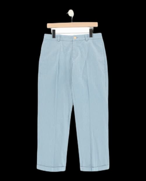 Gucci Pinstriped Pants Blue