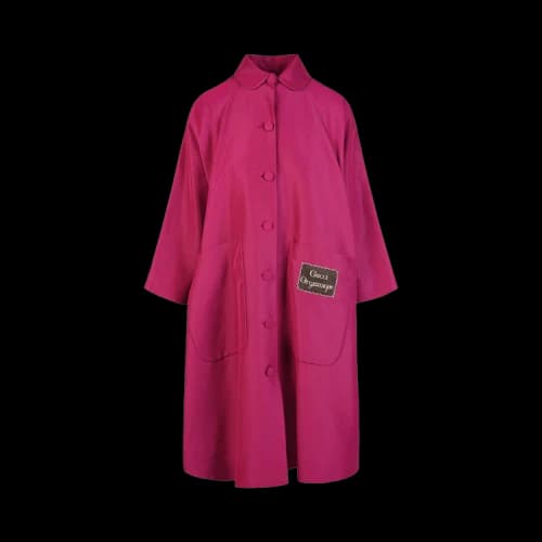 Gucci Oversized Overcoat Pink Multi