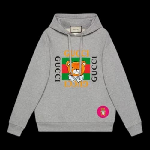 Kai x Gucci Crossover SS21 Cotton Sports Cartoon Gray