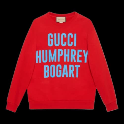 Gucci 'Humphrey Bogart' Print Sweatshirt 'Red'
