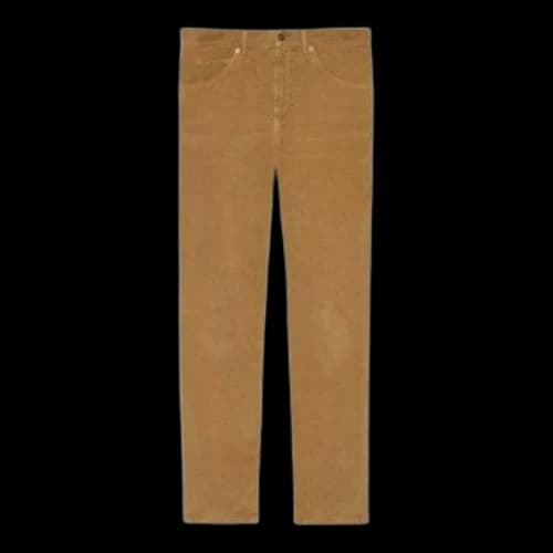 Gucci Washed Velvet Corduroy Trousers 'Camel'
