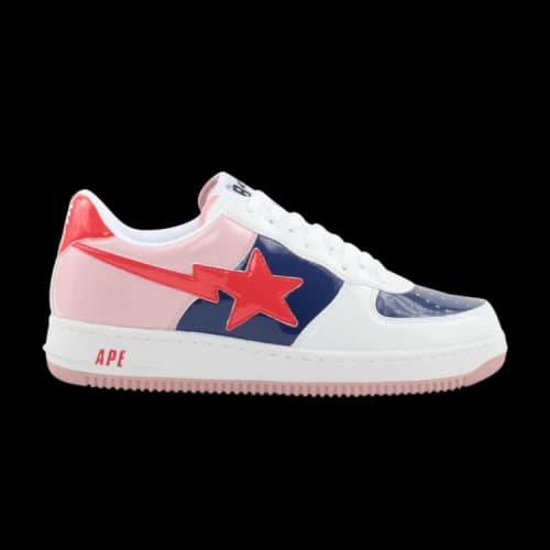 Bapesta FS-001 Low 'Pink White Red'