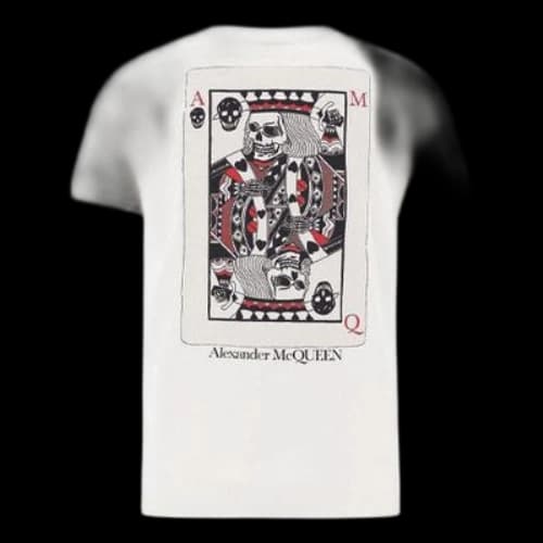 Alexander McQueen King of Hearts Skull Tee