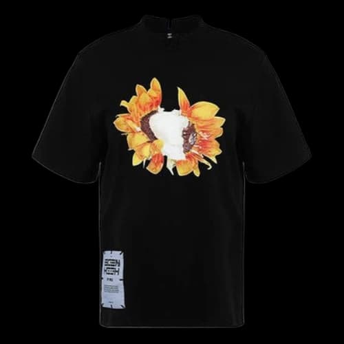 McQ Alexander McQueen SS21 Large Printing Round Neck Short Sleeve Black