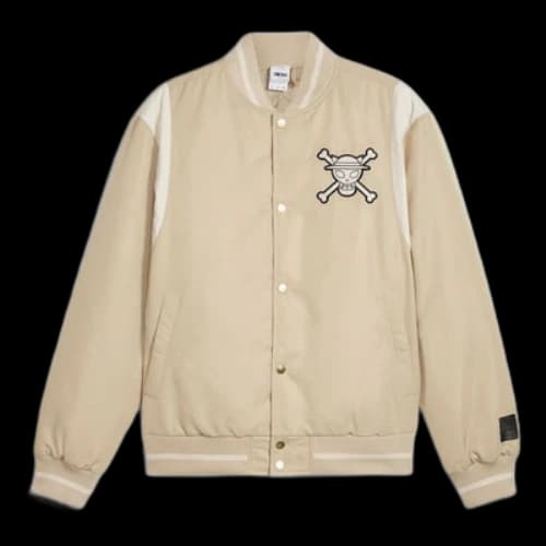 PUMA x ONE PIECE Baseball Jacket 'Putty'