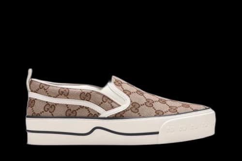 Gucci Tennis 1977 Slip-On 'Beige Ebony' (Women's)